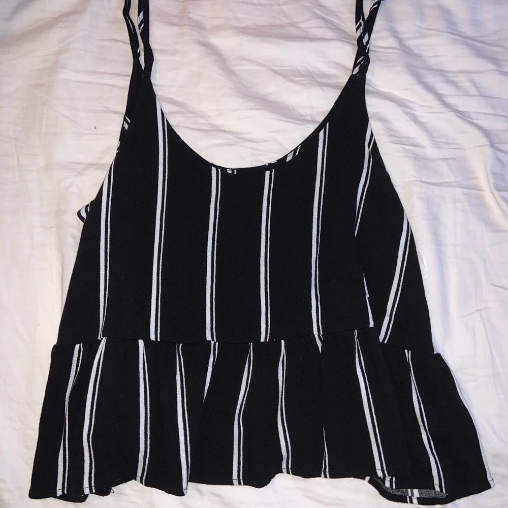 LA Hearts stripped top
